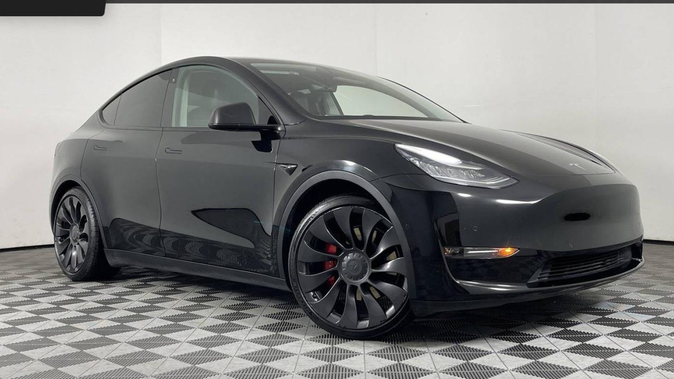 TESLA MODEL Y 2021 5YJYGDEF3MF070196 image
